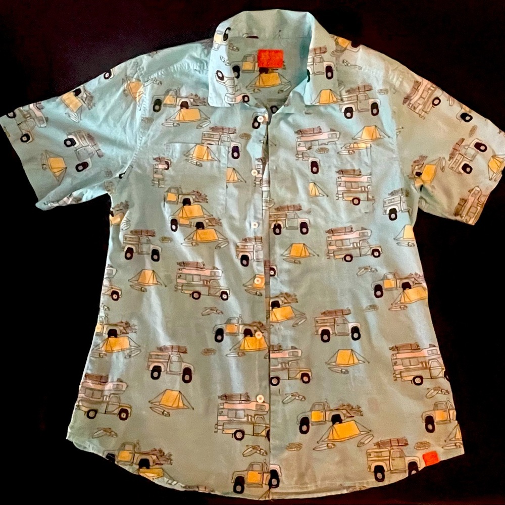 Lost at Sea Surf truck Button up short sleeve shirt